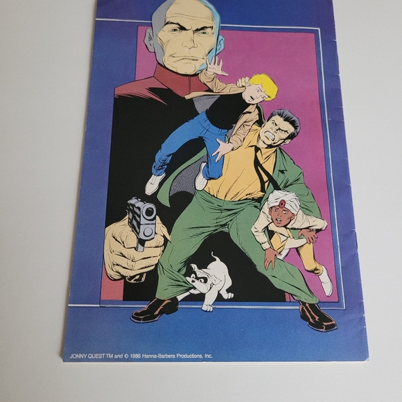 Jonhy  quest 1986 comic book - Picture 6 of 6